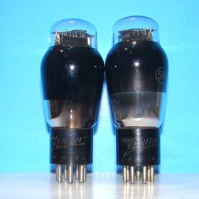 59-259 Zenith Type 59 Radio Audio Amplifier Vacuum 2 Tubes Valves Tested St Shape 259