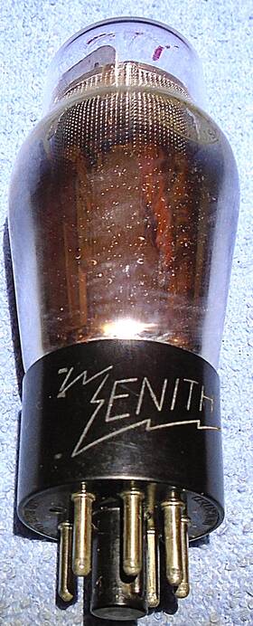 6c5-g Zenith 1 Vacuum Tube Rare 1930s Triode For Vintage Am And Shortwave Radios