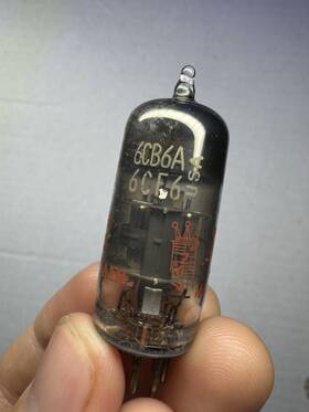 6cb6a Zenith 6ce6 Vintage Usa Made Electron Vacuum Tube - Tested