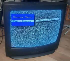 C25a24t Zenith 25 Inch Crt Color Tube Television Tv Vintage Retro Gaming