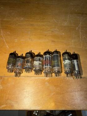 Zenith Rca Ge Westinghouse Sears 6gc8a Vintage 6ah6 Vacuum Tubes - Lot Of 3 Original Box Untested