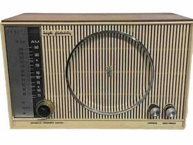 S-50683 Zenith Vintage High Fidelity Afc Am/fm Tube Radio/tested Works