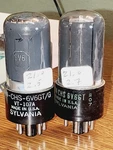 Jan Chs 6V6GT Sylvania Matched Pair MAXIMATCHER2 Tested (2)TUBE Lot. Fixed Price $49.99.