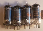 (4) Nos Rca Jrc 6AU6WA Jan Spec Military Grade Gray Plate. Fixed Price $19.99.