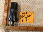 One Rca Jan 6V6 VT-107 Metal Valve Tube Tested 65. Fixed Price $5.00.