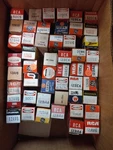 Nos AA5 Tubes Set Of 5, 50C5 12AV6 12BA6 12BE6 35W4, Mixed Brands, Tested. Fixed Price $19.90.