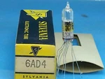 Sylvania 6AD4 Tube Nos Nib Single Black Plate Valvola Lampe Hre Valve. Fixed Price $5.99.
