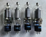 Matched Quad (4) Vintage Cetron 572B Vacuum Tubes Tested Strong 70-72. Fixed Price $425.00.