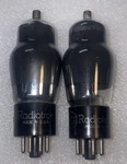 Pair Rca 6F8G Vacuum Tube Smoke Glass TV7 Tested Nos. Fixed Price $72.00.