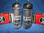 Nib Pair 6AQ5A Rca Classic Black Plate Tubes 6005 EL90 6095 6HG5. Fixed Price $39.99.