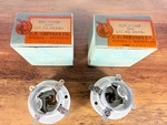 Pair E.f. Johnson 123-210-1 4-PIN Tube Socket For 811, 866, 812, 872A Nos Nib. Fixed Price $74.45.
