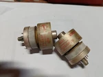 Eimac 4-CX250/F Valves Complete With Sockets Disassembled By An Air Force Collins.. Fixed Price $110.23.