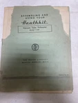 Heathkit Vacuum Tube Volt Meter Model V-4A Original Assembly Manual. Fixed Price $5.99.