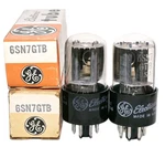 Date Matched Pair Ge 6SN7GTB Vacuum Tubes Tested Nos On Calibrated Tv -. Fixed Price $34.95.