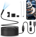 Pipe Inspection Camera Endoscope Video Sewer Drain Cleaner Waterproof Snake Usb. Fixed Price $27.99.