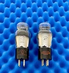 Two Marconi Type Vacuum Tubes/amplitrex Tested 245 345 Radiotron Canada. Fixed Price $169.00.