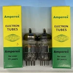 Match Pair Amperex 6DJ8 ECC88 Holland Orange Globe Tube Maxi-pre = Nos+ M0596. Fixed Price $74.95.