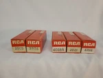 Lot Of (5) Vintage Rca Electronic Tubes Nos- 25C5 3BZ6 6AV6 6CG8A 2D21 Radio. Fixed Price $11.01.