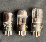 Vtg Motorola Vacuum Tubes 6SN7 Gta (blackplate) & Gtb- All 3 Tested Strong. Fixed Price $29.99.