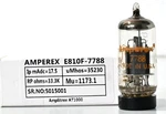 E810F-7788 Amperex Gold Pins Amplitrex Tested Qty # 5015001. Fixed Price $125.00.