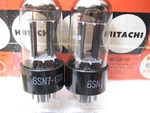 Gtb Hitachi 6SN7,BLACK Plate, Platinum Matched Pair,nato Specs TV7 Tested. Fixed Price $147.74.