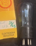 127 Arcturus Blue Globe Balloon Shape Tube Tested Engraved Base Triode Radio 30S. Fixed Price $49.99.
