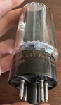 Nos Hewlett Packard Rca Black Plate Rectifier Tube. Fixed Price $50.00.