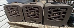 (3) Rare 1940 Bell & Howell Speaker Amplifier Cabinets Htf. Fixed Price $299.99.
