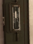 Signal Corps CS-137 Crystal Case For Jeep Radio SCR509 609. Fixed Price $70.00.