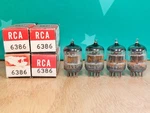 Quad Of Ge 5-STAR (rca Label) 6386 Vacuum Tubes For Fairchild Manley + #2. Fixed Price $1000.00.