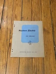 Western Electric 124E Amplifier Instruction Bulletin Booklet. Fixed Price $50.00.
