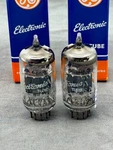 Matched Pair Ge 12AX7A Tubes Gray Plates Codes Early 60S Tests Strong. Fixed Price $74.99.