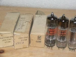 3 Nib Raytheon 6X4W/EZ90 Tubes (usa) Jan 1950S-D Getter. Fixed Price $50.00.
