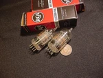 Rca 12AU7A Tube Pair (tone Type Side Getter Clear Top Tested Strong) ***. Fixed Price $25.00.