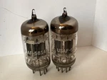 Matched Pair Usaf Jg 5814WA 5814A 12AU7WA Foil Getters Mtch Date Phono Grad. Fixed Price $110.00.