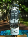 Rca Us Navy White Base Crc 837 Vt 101 Transmitting Pentode Strong Nos Tube. Fixed Price $18.00.
