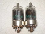 2 X JAN-6146W Phillips Tubes*very Strong Matched Pair*military SPECS*#8. Fixed Price $50.00.