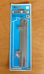 Heavy Zenith Barrel Bolt 6 Inch Solid Brass Chrome Plated W/ Bracket & Screws. Fixed Price $12.08.