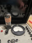 Rca Cunningham CX-371A Engraved Base Globe Vacuum Tube TV7 Tested Strong. Fixed Price $30.00.