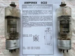 Rare Vintage Amperex 5C22 Vacuum Tube. Fixed Price $50.00.