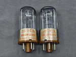 (2) Raytheon JAN-CRP-6J5WGT Mil Spec Tube Black Plates Square Getter Tests Nos. Fixed Price $59.99.