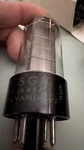 Nos 5Y3GT Sylvania Green Label Rectifier Vacuum Tube. Fixed Price $30.00.