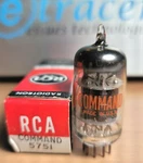 5751 Rca Command Black Plate Nos Tube Top Quality 12AX7 **etracer Tested**. Fixed Price $134.99.