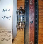 Strong 1968 Westinghouse Short Gray Plate Getter 12AX7A 7025A Tube - 98/108. Fixed Price $37.49.