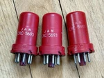 Trio Matched Rca Jan CRC-5693 Rigid/military 6SJ7 Tubes Test Strong For Preamp. Fixed Price $95.00.