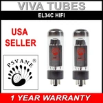 Ip Matched Pair (2 Pcs) Psvane EL34C Hifi EL34-C Hi-fi Vacuum Tubes Usa Seller. Fixed Price $80.15.