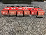 6NOS Rca 5725 6AS6W Pentode Audio Vacuum Tube. Fixed Price $25.00.