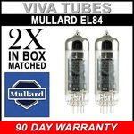 Brand New Plate Current Matched Pair Mullard Reissue EL84 / 6BQ5 Vacuum Tubes. Fixed Price $74.46.