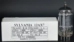 Sylvania 12AX7 Top Ring Getter Made Usa Amplitrex Tested Qty Pc. Fixed Price $60.00.