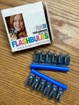 Vintage Sylvania Flashbulbs Blue Dot # AG1B 24 Package New Open Box. Fixed Price $11.00.